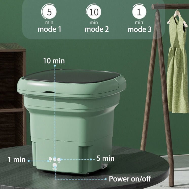 Mini Máquina De Lavar Roupa 2.8L Portátil - Imagem 7