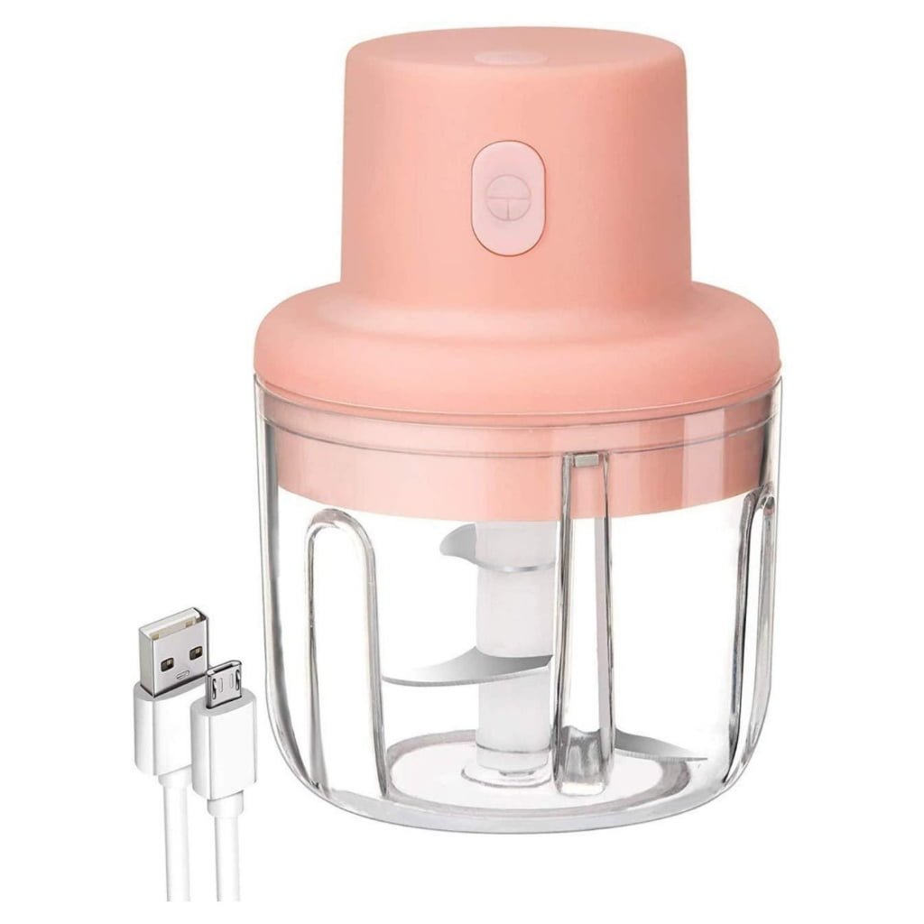 Mini Triturador Elétrico de Alimentos