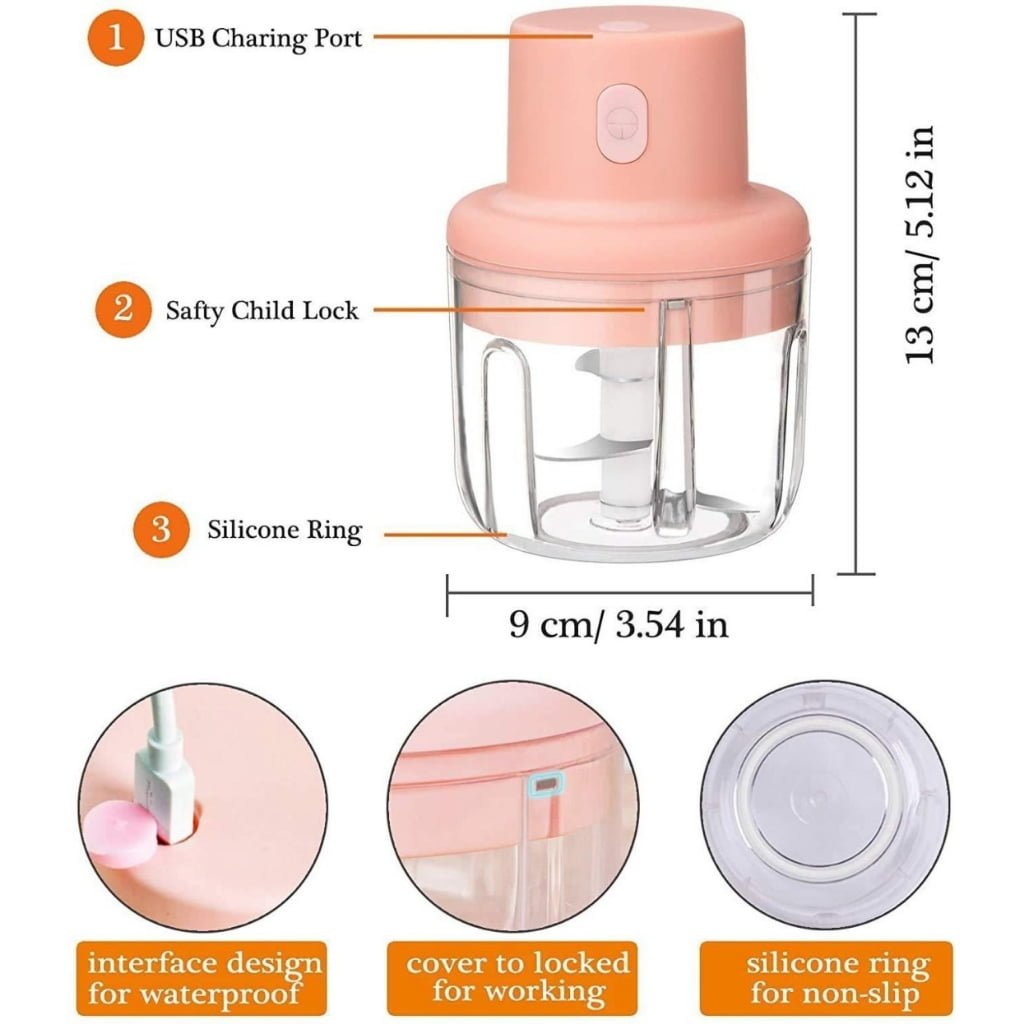 Mini Triturador Elétrico de Alimentos - Imagem 7