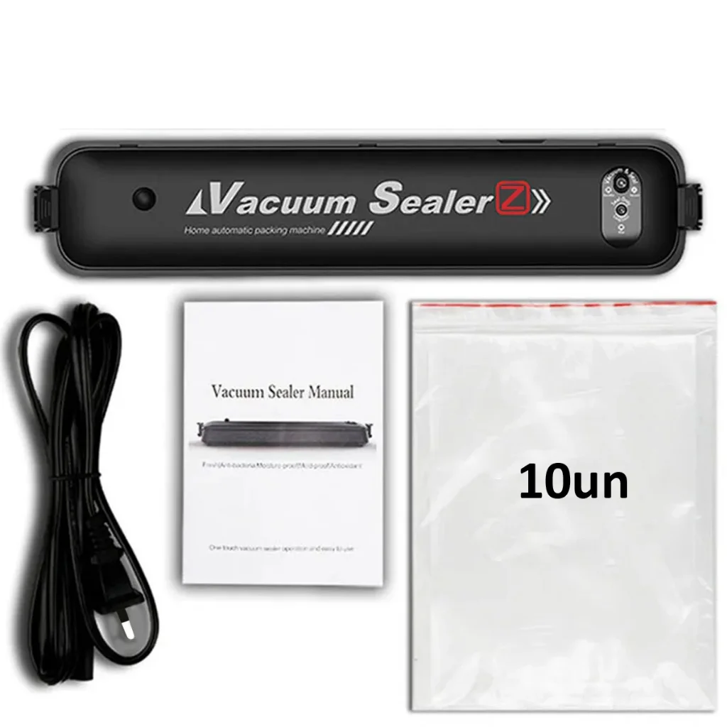 Seladora A Vácuo Portátil Alimentos Bivolt - Imagem 7