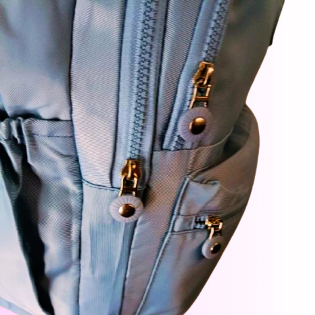 Mochila de Rodinha Tactel Impermeável com Chaveiro - Imagem 4